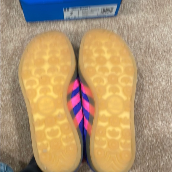 Adidas Gazelle Indoor Blue and Pink Sneakers - Picture 8 of 12